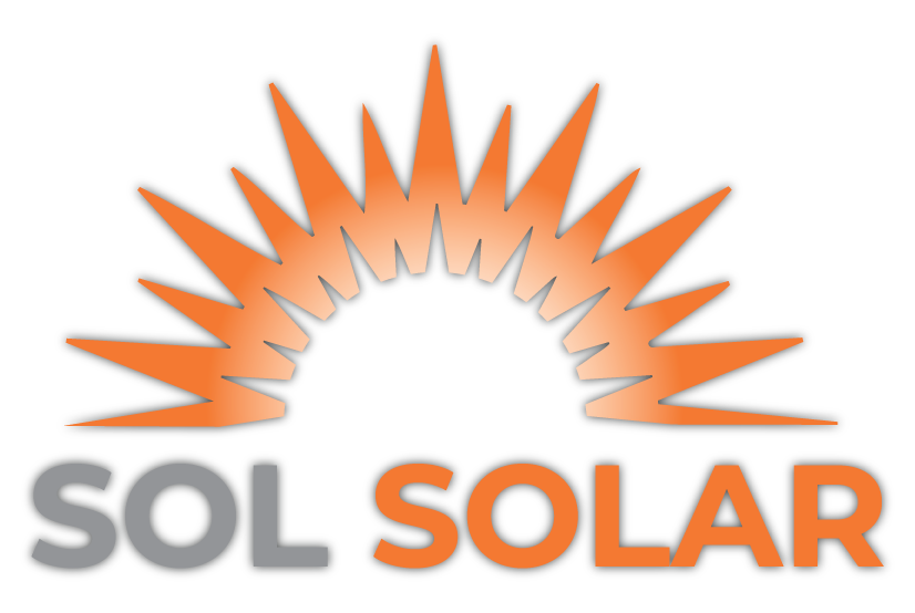 Sol Solar Logo - Transparent Dropshadow